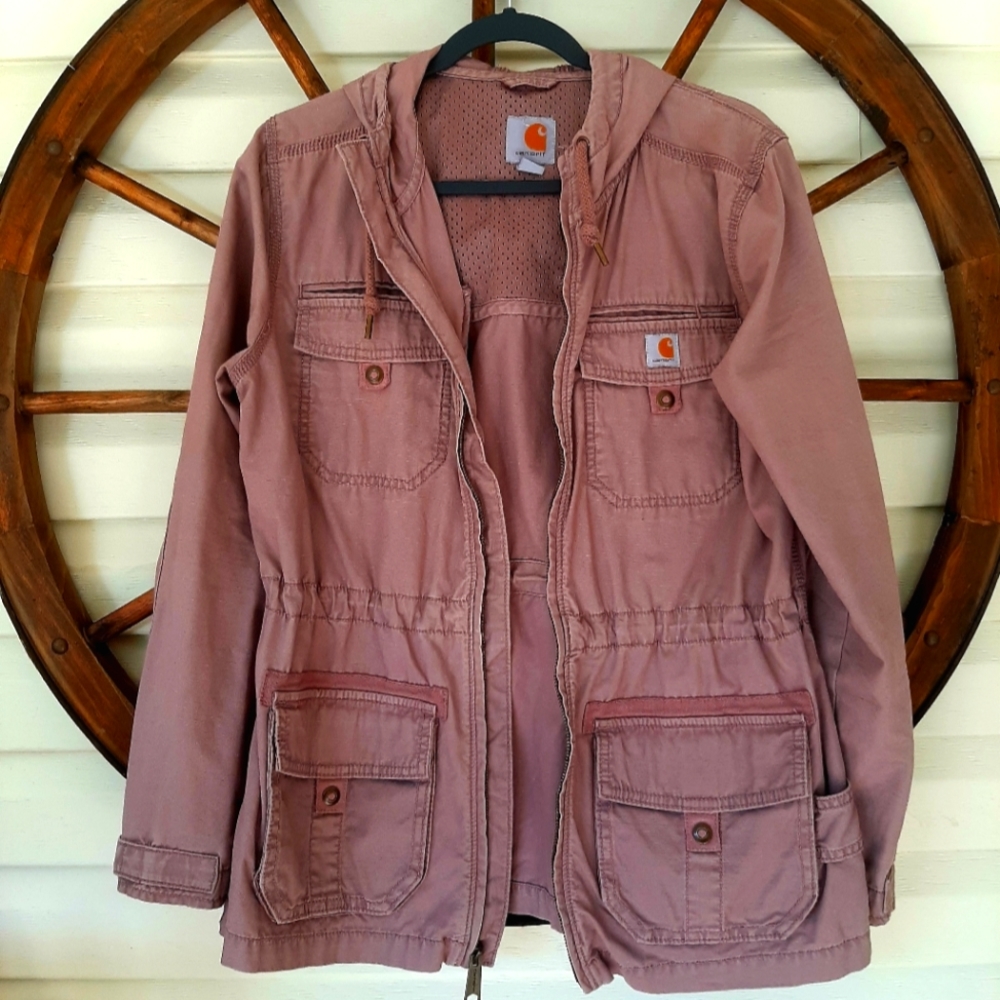 Women's Carhartt El Paso Utility Cargo Hooded Jacket Small